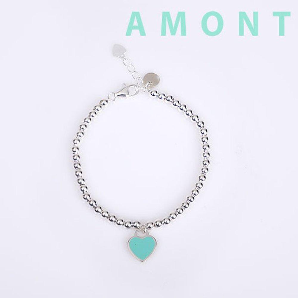 Amont Mint Heart Ball Silver Bracelet