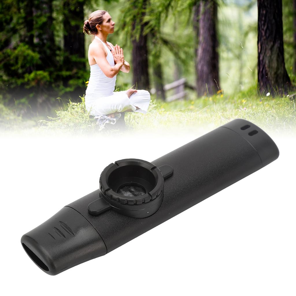 Electric Kazoo 5 Flute Diaphragms Aluminum Alloy Portable Kazoo for Music Lovers Black