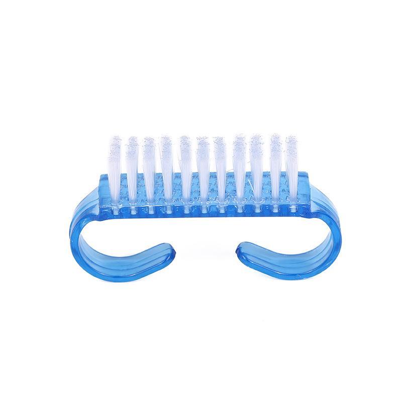 Acrylic Nails Art Brush 4 Color Nail Art Manicure Pedicure Soft Remove Dust Plastic Cleaning Nail Brushes File Tools