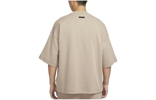 NIKE Tech Fleece Reimagined Series FW23 Loose-Fit Solid Color Short-Sleeve