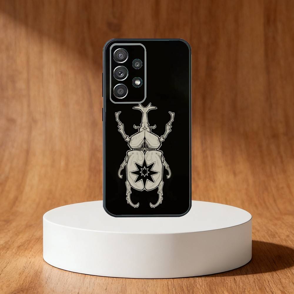 B-Biology Art Insects Bugs Phone Case For Samsung S25,S24,S21,S22,S23,S30,Ultra,S20,Plus,Fe,Note,10,9,5G Black Cover
