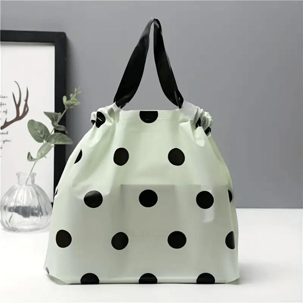1pcs Gift Bag Thickened Drawstring Handbags Polka Dot Style Takeaway Packaging Handbags Shopping Bags Clothing Bags