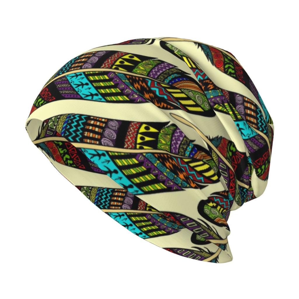 African Style Men's and Women's Adult Brimless Hats Knitted Hats Warm and Fashionable Autumn and Winter Outdoor Skull Hats