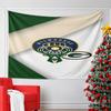Milwaukee Team Logos Collage Design Pattern Wall Hanging Tapestry Decorative Tapestry Home Decor for Bedroom and Living Room