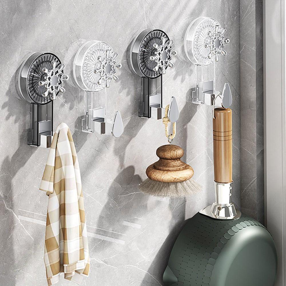 1/5Pcs Heavy Duty Vacuum Hook Waterproof Shower Hooks Suction Cup Hooks  for Bathroom Kitchen Decor
