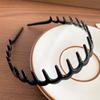New Plastic U Shape Hair Hoops Wave Shape U Shape Toothed Hair Combs Wave Shape Headband Women