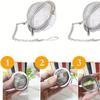Stainless Steel Tea Ball Mesh Tea Infuser StrainersPremium Tea Filter Tea Interval Diffuser for Loose Leaf Tea