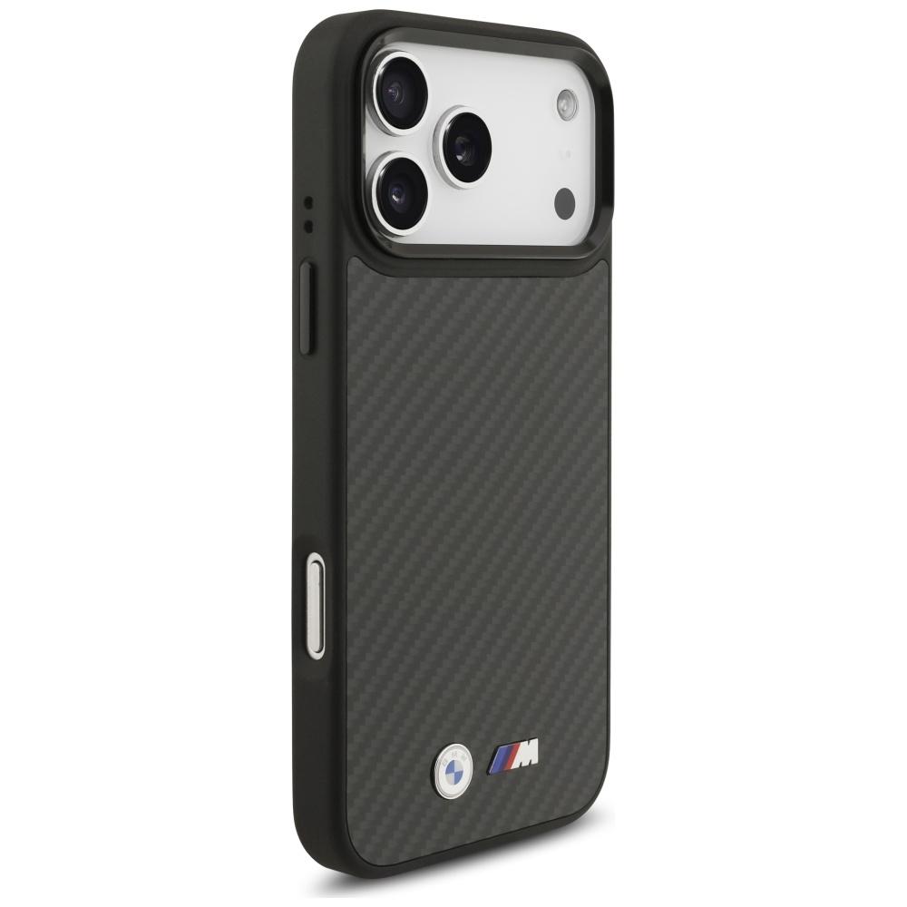 BMW M Kevlar Matt MagSafe Hülle für iPhone 17 Pro Max Schwarz