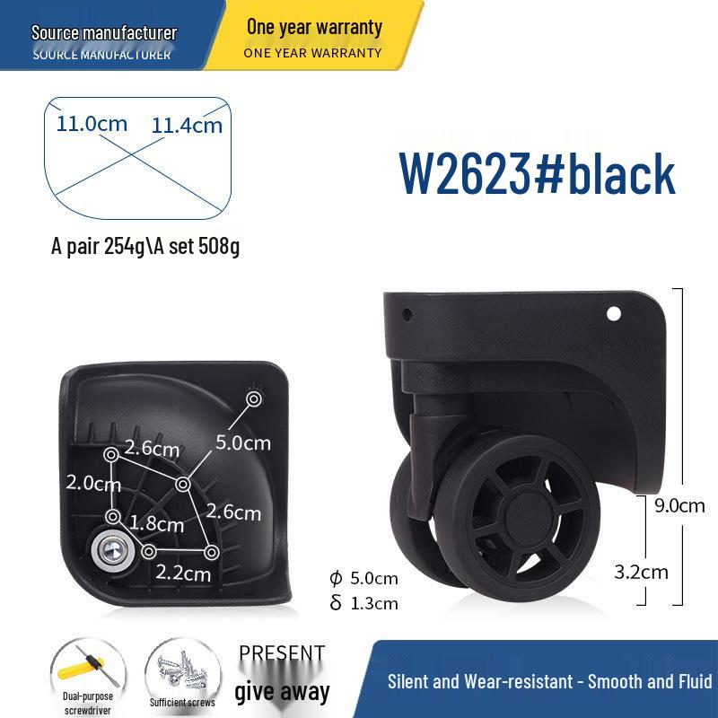 Rodas de Substituição Universal para Malas e Malas de Trolley