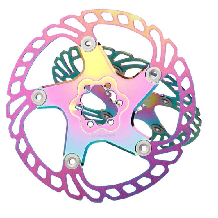 Bicycles Disc Brake Rotors 140/160/180/203mm 6 Hole Disc Brake Rotors Aluminum Alloy Floating Brake Rotors Enduring