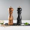Pepper Mill Salt Mill Natural Oak Mill Pepper Pepper Wood Ceramic Core Pepper Grinder Manual Spice Grind Solid Wood Rock Salt Black Pepper Black