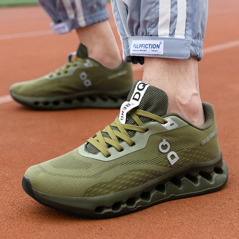 9923 Men'S Shoes Flying Woven Running Shoes Spring And Summer Low-Top Mesh Cloth Surface Lightweight Breathable Cushioning Sports Shoes Casual Shoes