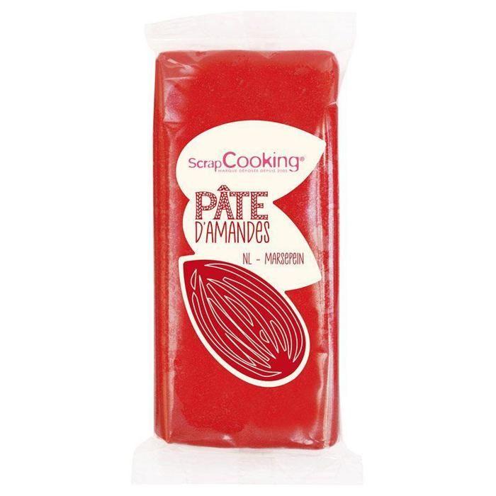 Pâte d'amande - Rouge - 200 g