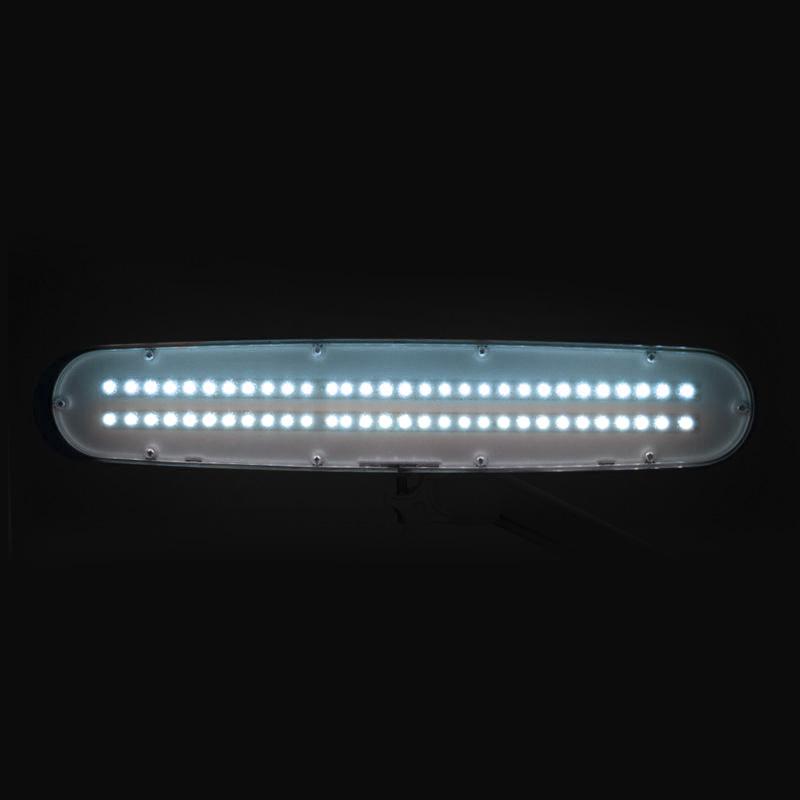Lampada da Officina LED Elegante 801-L Con Morsetto Reg. Intensità Luce Bianca