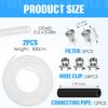 2 Set 5M Fuel Line Kit With Filter And Hose Clip For Heaters Tank Diesel Accessories Diesel Heater Fuel Line Kit