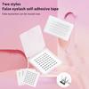 144/200Pcs False Eyelashes Glue Strips, Black Glue-Free Jelly Self-Adhesive Eyelashes Strips, False Eyelashes Makeup Tools