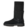 UGG Classic Novelty Leather Fashion Comfortable Short Chelsea Boots Women boots Black 1171573-BLK
