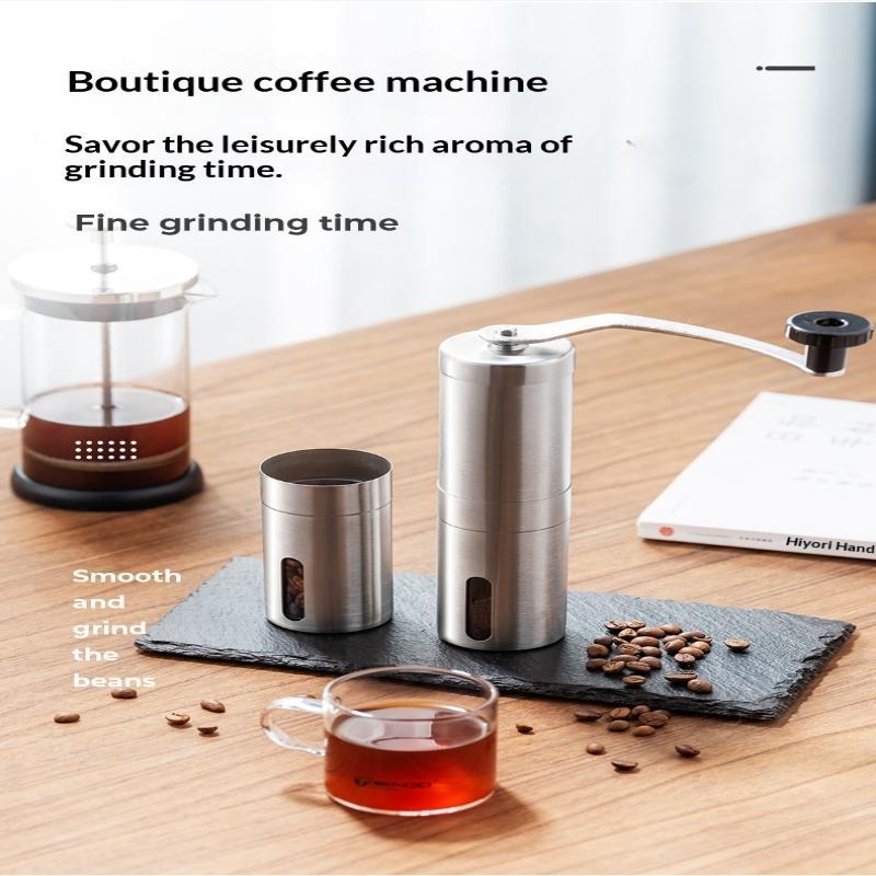 Manual Coffee Grinder Hand Steel Core Coffee Grinding Hand Mill Cafe Burr Mill Grinder Coffee Machine