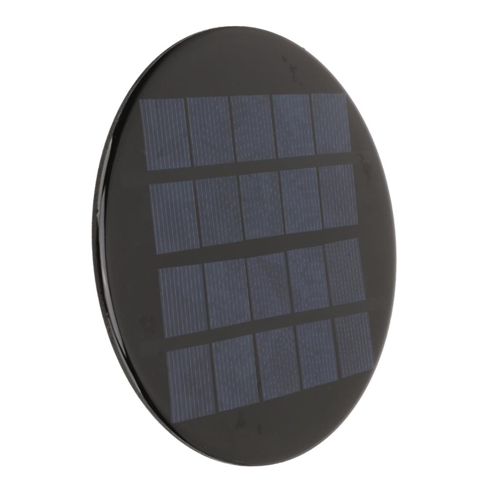 Mini Round Solar Cell Panel 1.1W 5V 120mm Rechargeable 3.7V Battery Small Polycrystalline Silicon