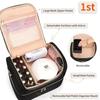 Double Layer Nail Polish Organizer Bag Holds 60 Bottles Large Capacity Nail Supplies Organizer Travel Case Makeup Bag