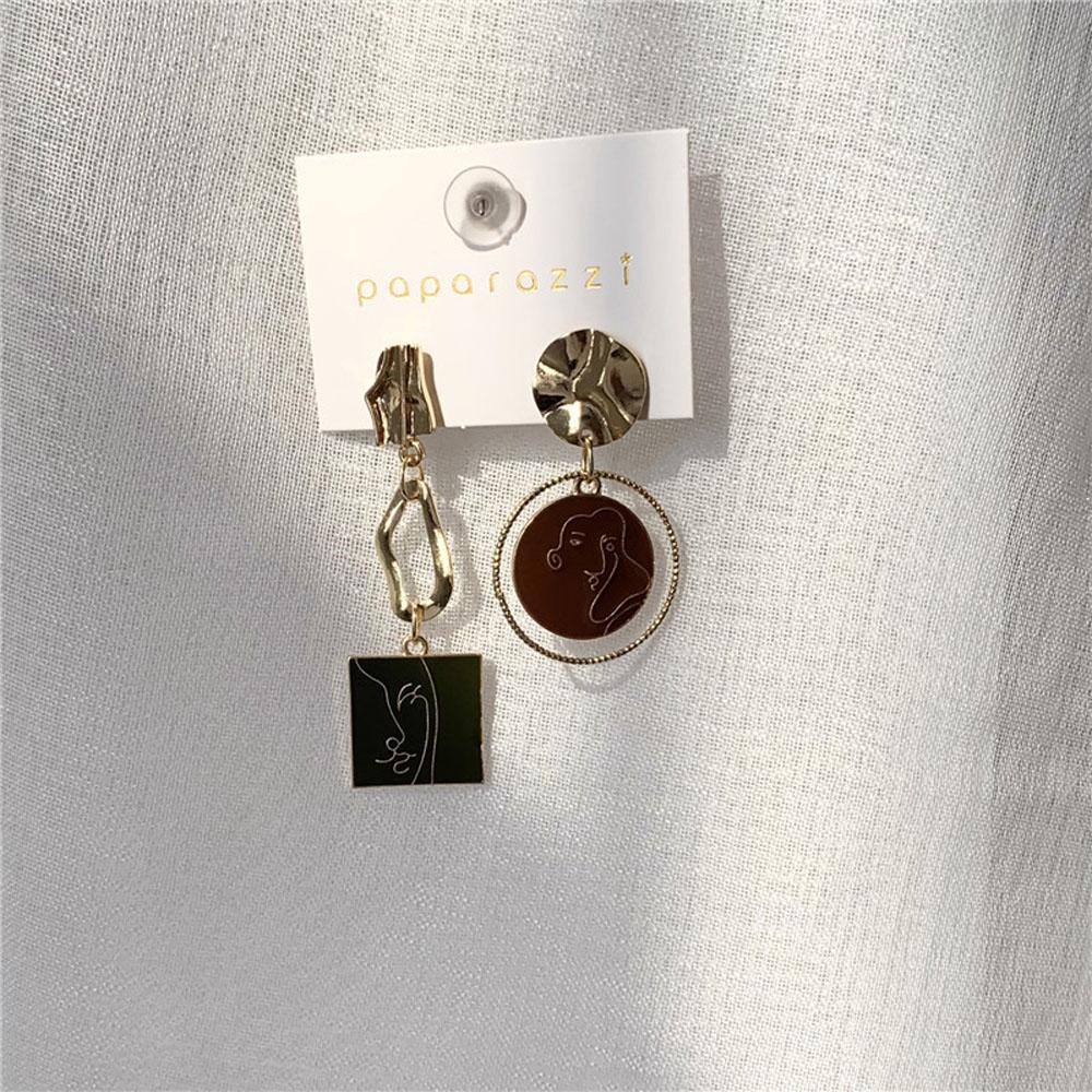Exaggerated Abstract Face Punk Party Jewelry Dangle Earrings Fashion Accessories Stud Earrings