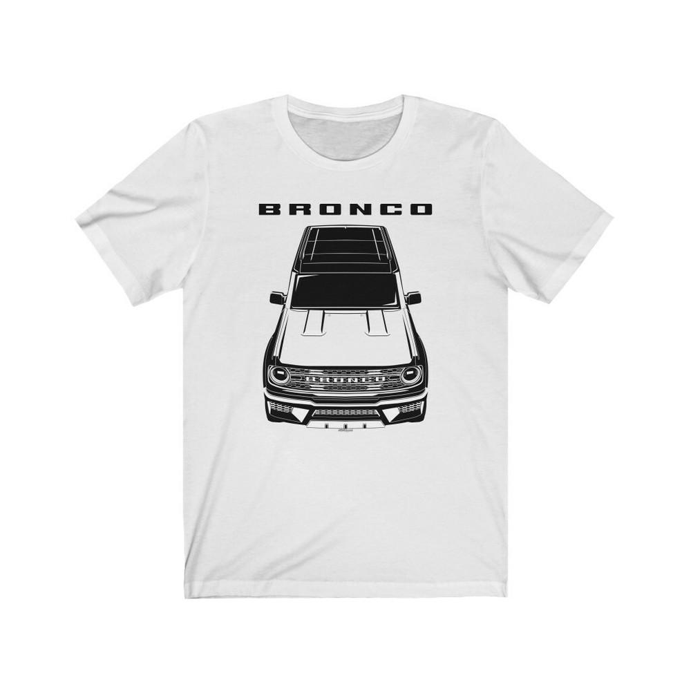 Ford Bronco Black Top 2021 - T-shirt Multicolore - Cadeaux T-shirt Nouveau Bronco 4x4