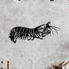 Iron Lobster Wall Art Kitchen Garden Fence Sculpture Seafood Lover Gift Weather Resistant