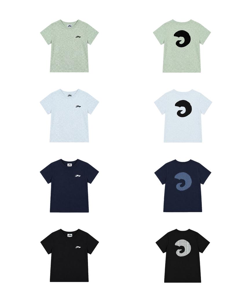 Tansanmageunesyum Horn Applique T-Shirt (Ivory)