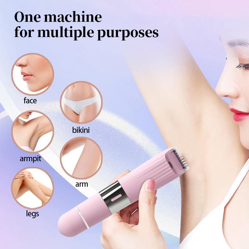 

Эффективный эпилятор для женщин 2 в 1 моющийся инструмент для удаления волос ABS эпилятор для волос перезаряжаемая бритва для тела лица one size