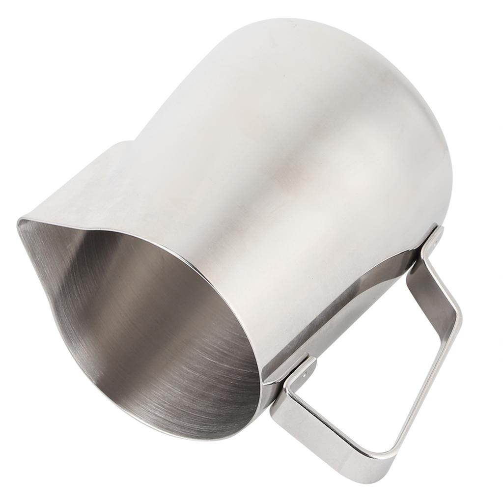 Stainless Steel Milk Frothing Cup Art Pitcher Coffee Latte Jug Mug for Home Coffee Shop Use350ML