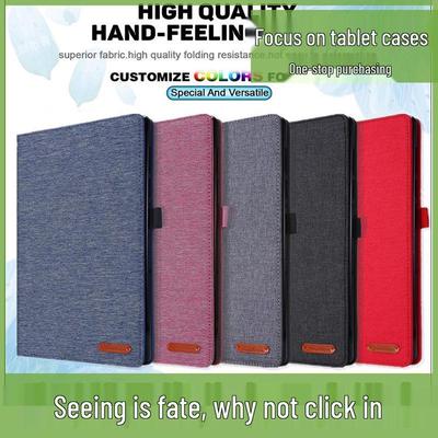 Capa com Suporte Samsung Galaxy Tab S7 SM-T870/T875 com Padrão de Tecido TPU