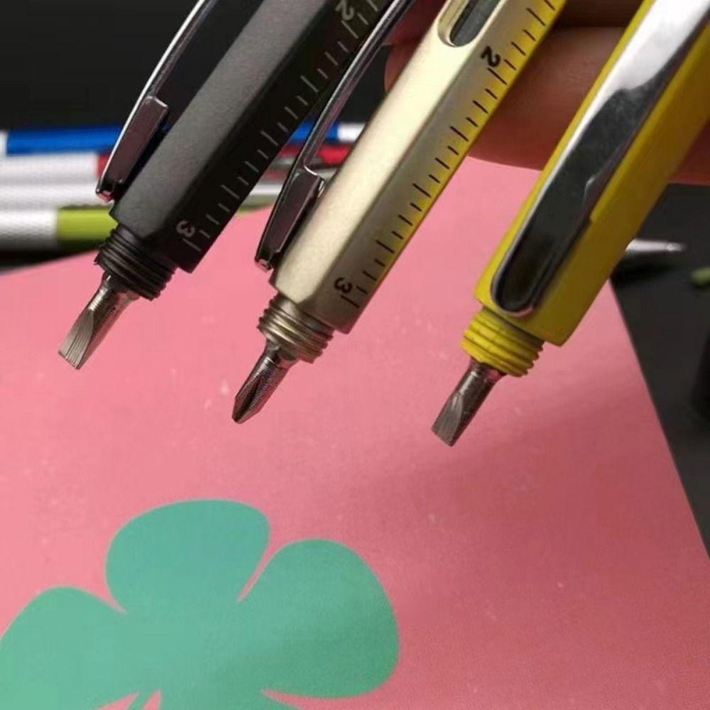 Mini Screwdriver Multi-function Tool Pen 7 in 1 Ballpoint Pen  Stylus  Disassemble