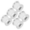 5Pcs Chainring Bolts Lightweight RustProof Easily Install Disc Screw Chainwheel for Mountain Bike Road Bicycle(Silver )