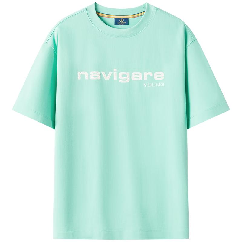 NVG·YOUNG Men s Heavyweight Cool-Feel Cotton Crew Neck T-Shirt XL