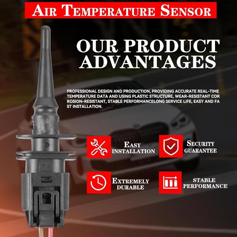 For BMW MINI Ambient Air Temperature Sensor with Connector Plug for BMW 1 6 7 Series E39 E46 X3 X5 X6 Z4 Z8 R50 R53 R56 R55