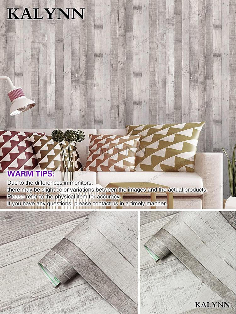 Wood Contact Paper Peel and Stick Wallpaper Self Adhesive Removable Vintage Faux Wood Wall Paper Plank Shelf Home Decoration