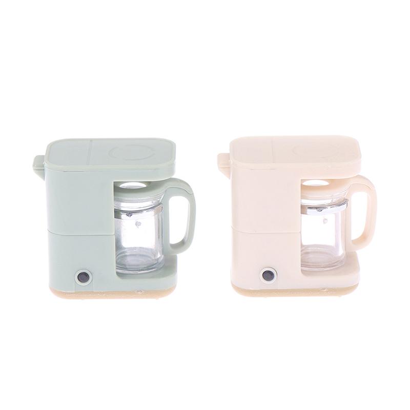 1:12 Dollhouse Minyatür Kahve Makinesi Mutfak Kahve Makinesi Cezve Oyuncak Modeli