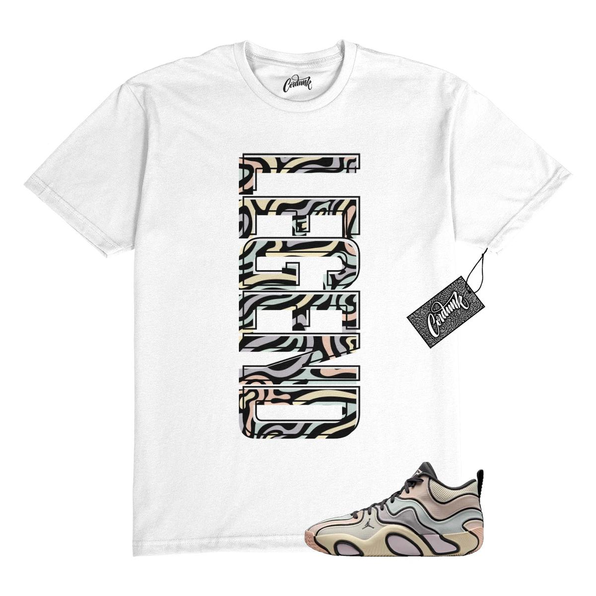 

Tatum 3 Sidewalk Chalk Ivory Orange Pearl Green Violet T Shirt to Match LEGEND S