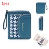 Womens Fashion Card Holder With Pu Fabric And Double Fold For Casual Day