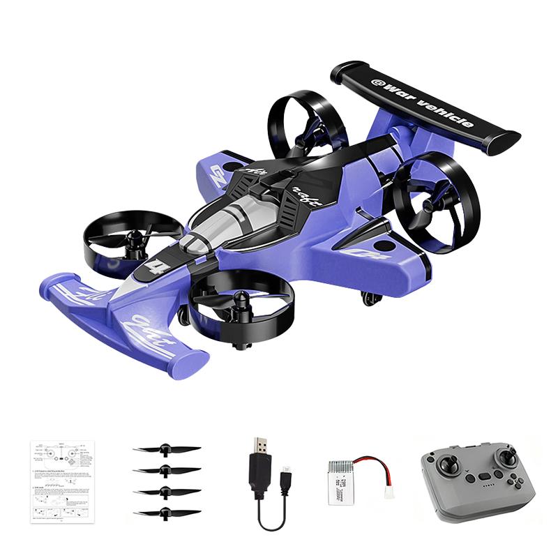 2in1 Mini Drone Air-Ground Flying Car 2.4G Dual Mode Quadcopter Racing Professional RC Car Children Off-Road Toy Kid Adult Gifts