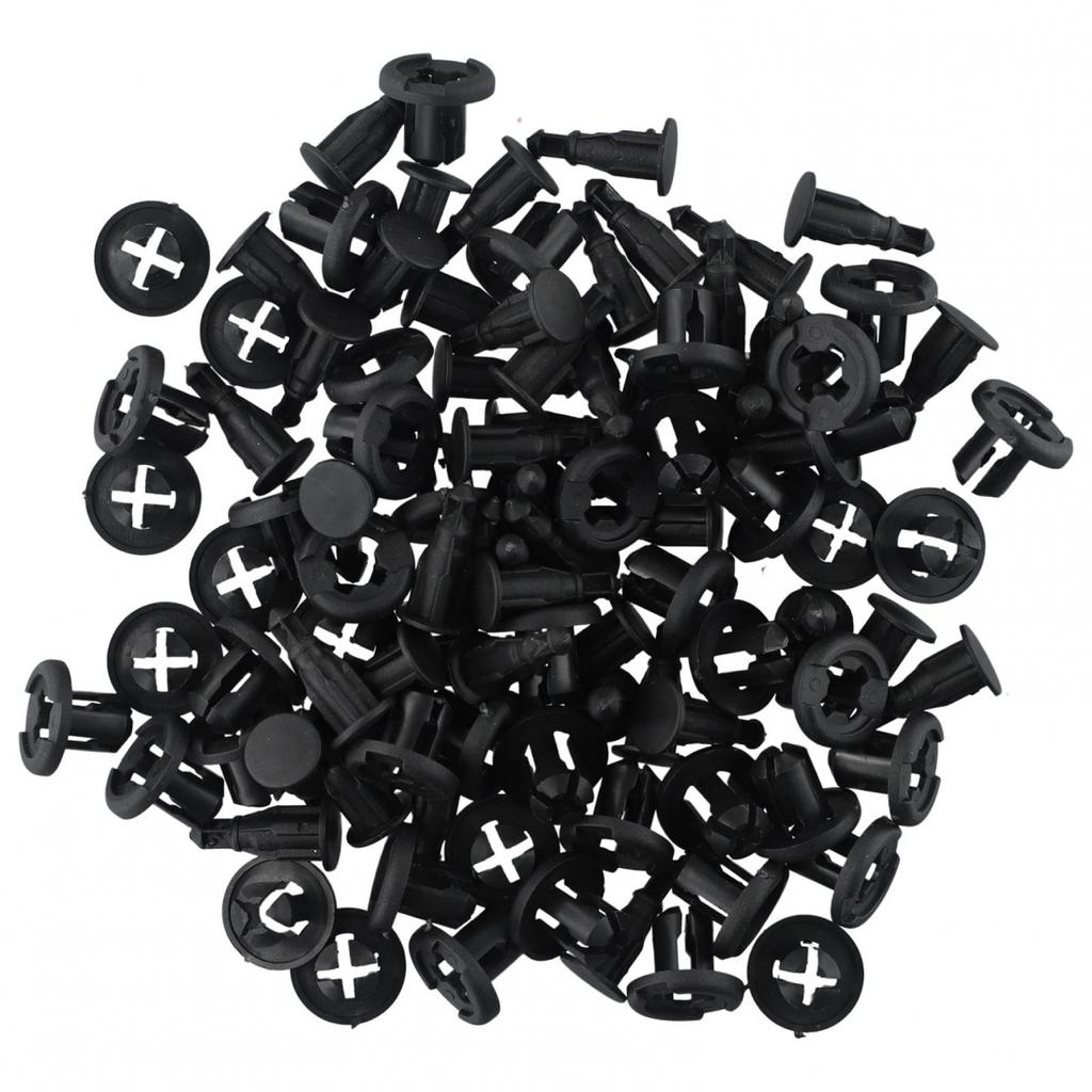 Nylon Bumper Retainer Clips Rivets Black Replacement Screw Accessories