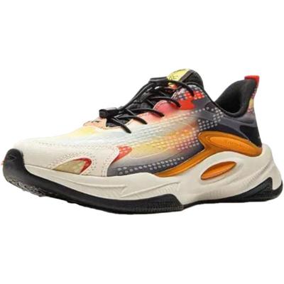 Li Ning Niños Serie Estilo de Vida Deportivo Elfo Nocturno 5 Cómodos Versátiles Amortiguación Resistentes al Desgaste Rebote Caña Baja Zapatillas Casuales YKCV138-7