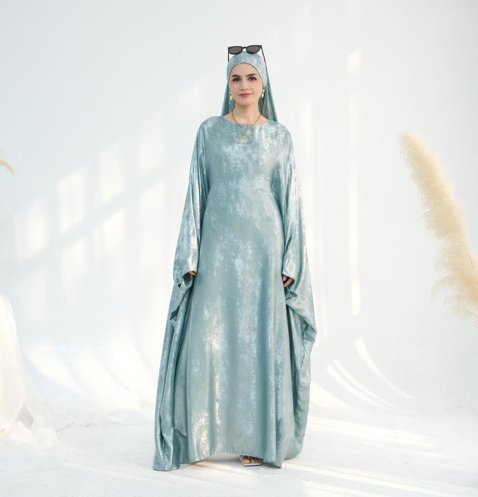 Loriya2025 Elegantes Patchwork Abaya Kleid LR778