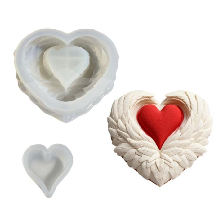 Mousses Cake Decorating Molds Silicone Molds Unique Heart Chocolate Molds Holiday Dessert Cake Baking Tool Nonstick 1