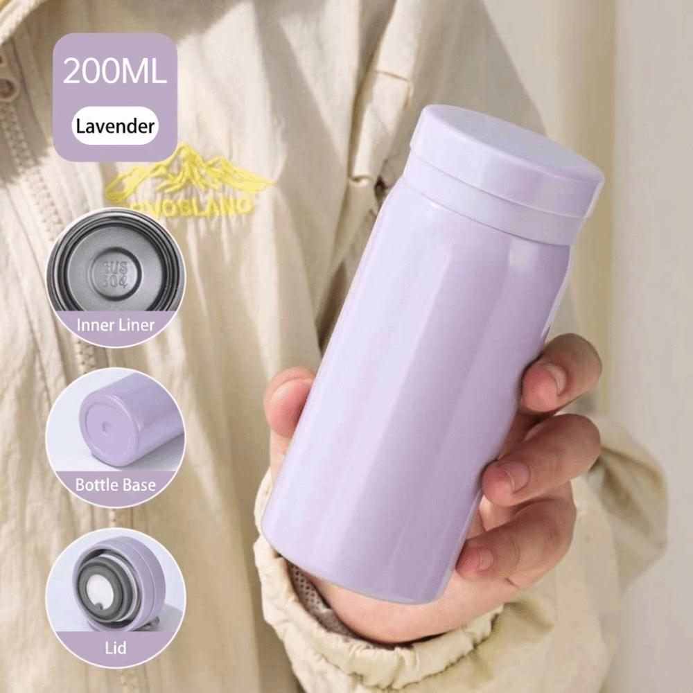 Non Slip Base Mini Thermos Cup Student Water Bottle for Students Kids Daily Drinking