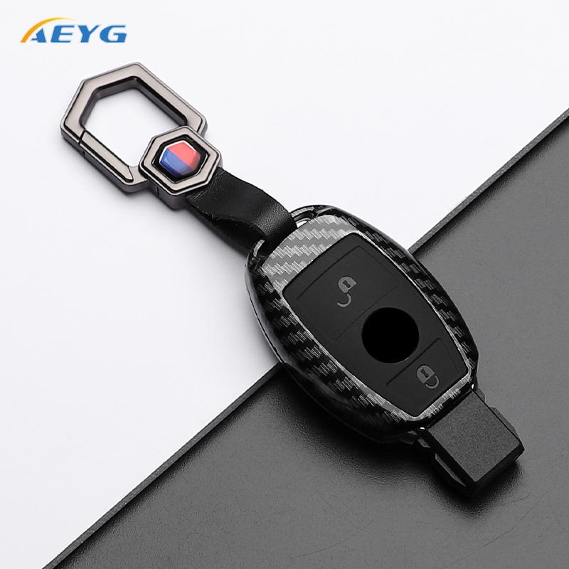 Abs Carbon Fiber Auto Schlüsselhülle Für Mercedes Benz A C E S G Klasse Gla Cla Glk Glc Cls W204 W463 W176 W251 W205 Amg