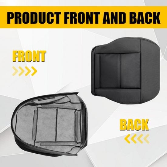 Driver Side Bottom Seat Cover Black For 2010-2014 Mercedes Benz E350 Sedan EOOK