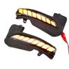 2 Stück 12V LED Dynamischer Blinker Seitenrückspiegel Blinkerleuchte für Fortuner Hilux Innova 2016+ Gelb