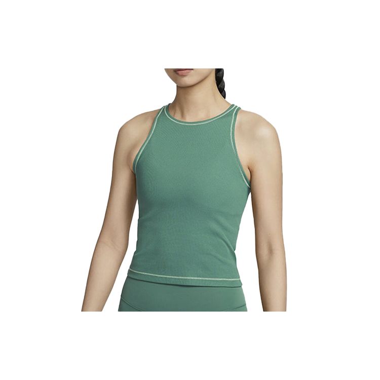 Nike Color Block Round Neck Casual Sleeveless Vest Women tops Coastal-Blue FN3078361