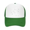 Whimsical Christmas Tree Doodle Patt Mesh Baseball Cap Casual Hat Outdoor  For Womens Unisex FeUnisex